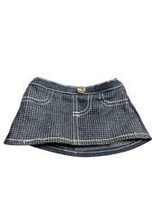 Build-A-Bear Workshop Glitter Dot Jean Skirt for stuffed animals.