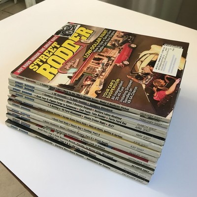 Street Rodder Magazine 2007 Full Year Lot 12 Issues Hot Rod Vintage Custom
