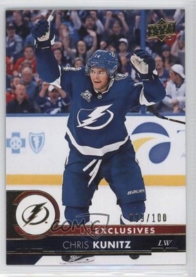 2017-18 Upper Deck Exclusives 99/100 Chris Kunitz #415 2a8