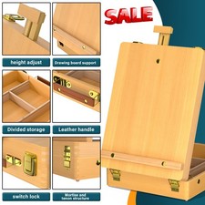 Adjustable Table Top Art Easel Desk Easel for Presentation Painting Box Storage
