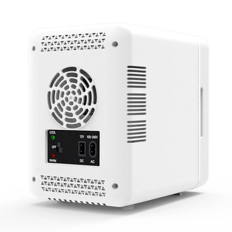 化妆品迷你冰箱带LED灯和镜面(冷热) — 第 2/4 张图片