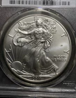 2011-S BURNISHED SILVER EAGLE PCGS MS68 STRUCK THRU ERROR 25TH ANNIVERSARY SET