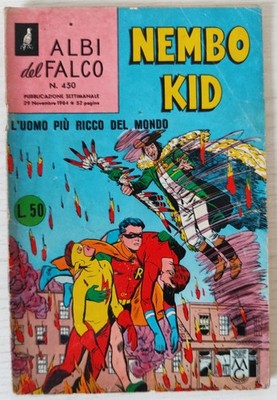 NEMBO KID Falcon Albi 450 THE RICHEST MAN IN THE WORLD mondadori teen titans