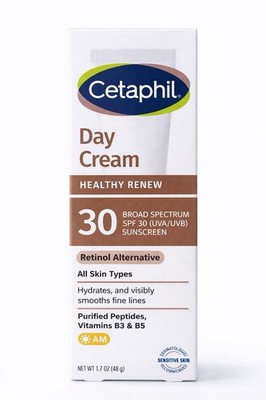 Cetaphil Healthy Renew Day Cream SPF 30 Face Sunscreen 1.7 oz Fragrance-Free