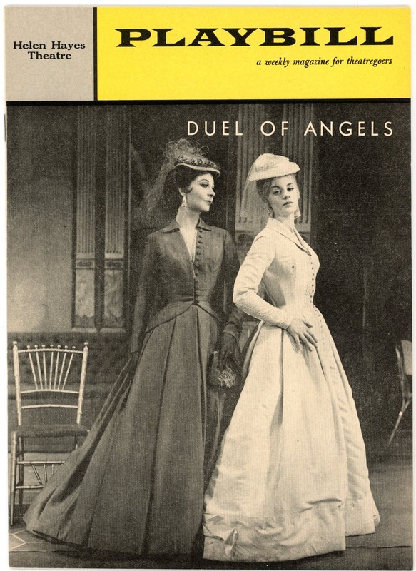 1960 Playbill - Duel of Angels - Vivien Leigh & Mary Ure - Helen Hayes Theatre