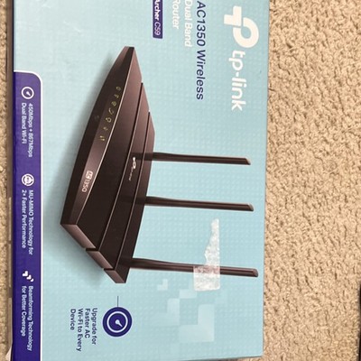 TP-Link Archer C59 AC1350 Dual Band Wireless Router MU-MIMO 867Mbps 4 LAN Black