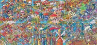 Puzzle (6000 T.) Spyguy - Wimmelbild In Der Stadt (Trefl Puzzle) Neu/Ovp