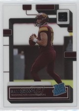 2022 Panini Clearly Donruss Rated Rookie Sam Howell #55 17p7