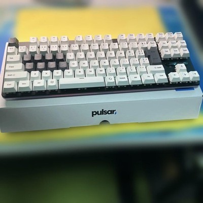 Pulsar PCMK2 HE White Black Gaming Keyboard JIS USB Cable