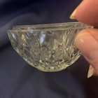 PEAR Shape Trinket Box LEAD CRYSTAL Made in Romania 4" Tall, Diamond Cut Shape — photo 10