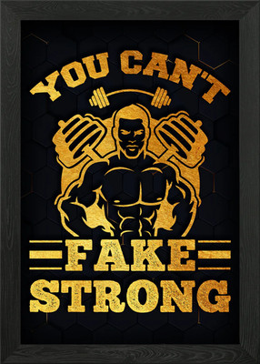 You Cant Fake Stark Gerahmtes Wandbild Poster Leinwanddruck Bild