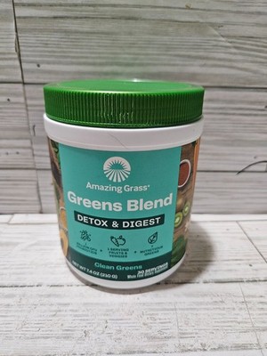 Amazing Grass Greens Blend Detox & Digest Clean Greens 30 Servings 7.4 OZ 6/2026