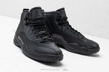 Men's All Size US Jordan 12 Retro Winterized Triple Black 7-12