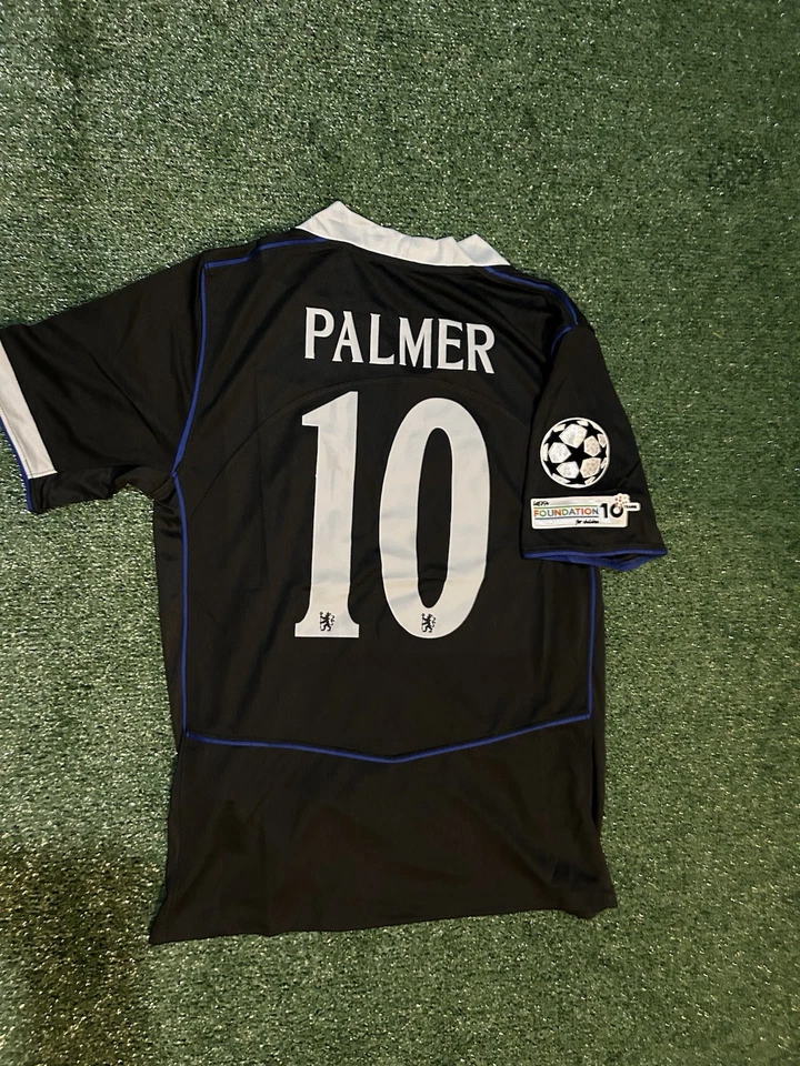 Tercera camiseta Chelsea FC 2025 #10 Palmer con parche de la Liga de Campeones talla mediana Foto 2 de 4