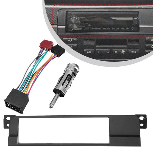 1 Din Radio for fascia Adaptor Panel W/Wiring Harness For BMW for 3 Series E46