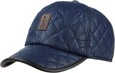 Baseballcap mit Ohrenklappen Wintermütze Golf Cap Kappe Herrenbasecap