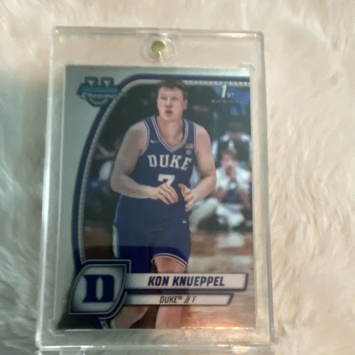 Topps 2024-25 Bowman University Chrome #48 Kon Knueppel Duke Blue Devils NCAA