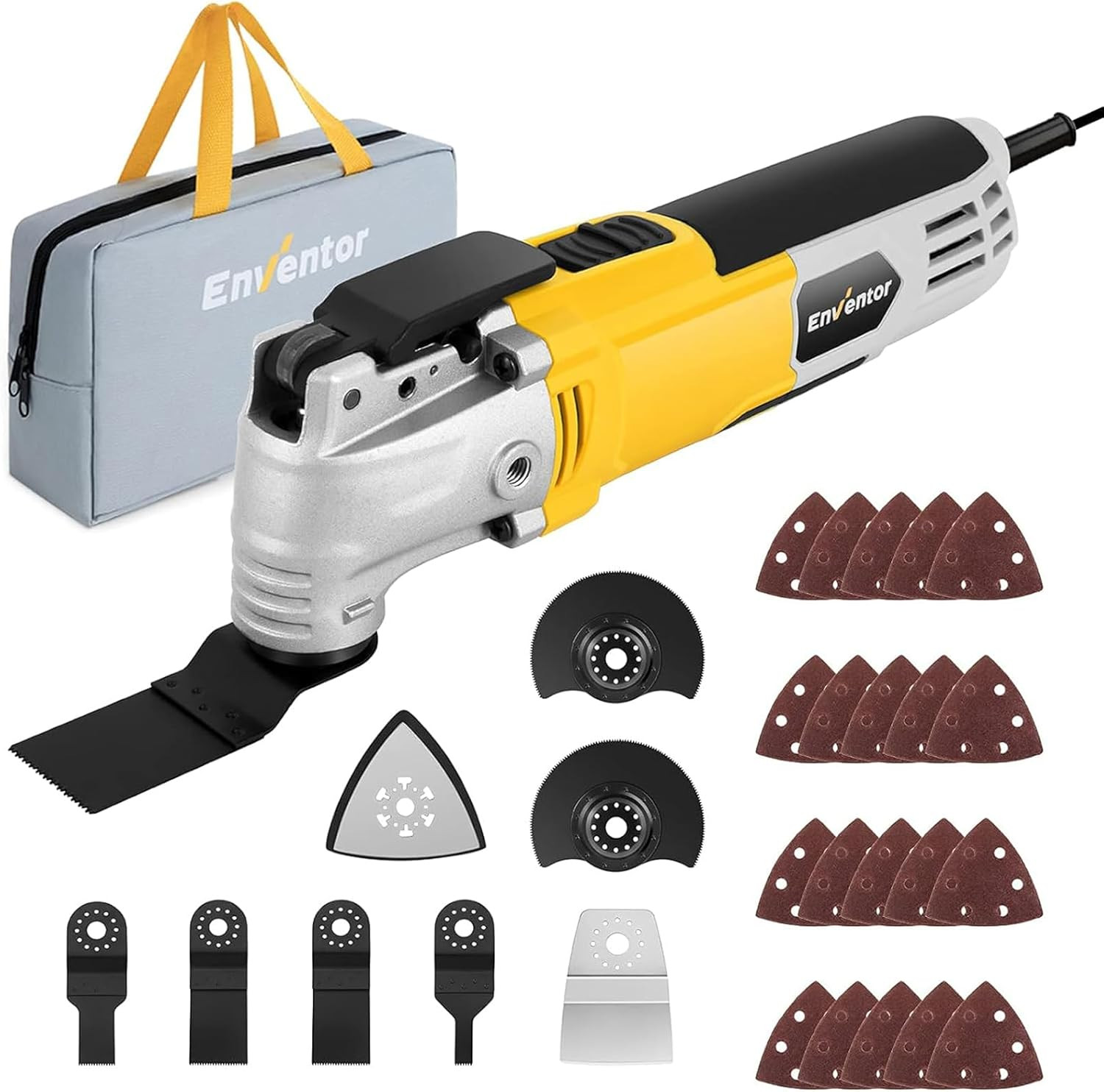 Multiutensile Oscillante 300W Kit Completo | 15000-22000 Rpm Regolabile