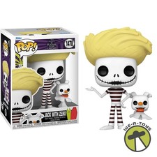 Funko Pop Disney 1470 NBX Jack with Zero Beach Vinyl Figure