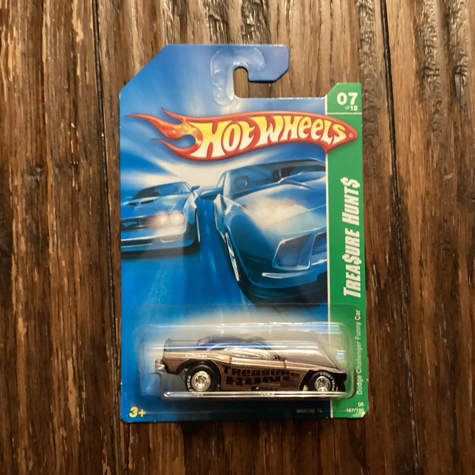 2008-167, HOT WHEELS,  SUPER Treasure Hunt, Dodge Challenger Funny Car