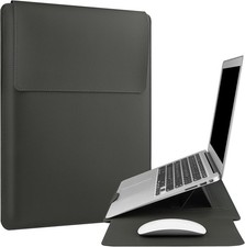 Grey Laptop Sleeve for 15.6" Laptops - Fits MacBook Pro 15/16" Models