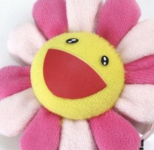 Rare Takashi Murakami Kaikai Flower Plush charm Mascot Pink