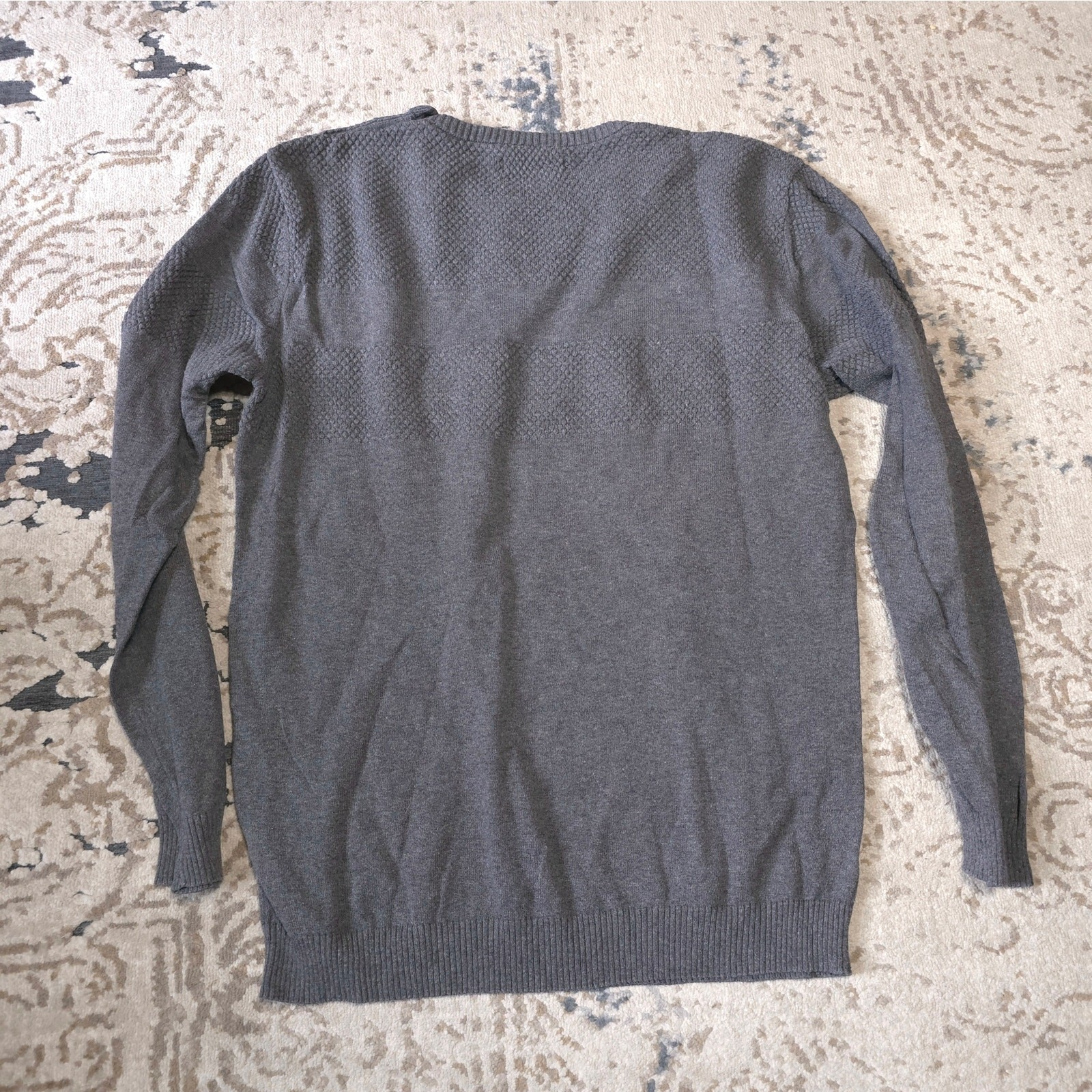 !Solid Contemporary Garment Product Dark Grey Men… - image 2