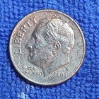 CRACKED REVERSE 2004 P Roosevelt Dime 10C Philadelphia Mint Circulated US Coin — photo 7
