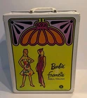 Vintage 1965 White Barbie/Francie Doll Case, 4 Dolls, Clothes And Accessories