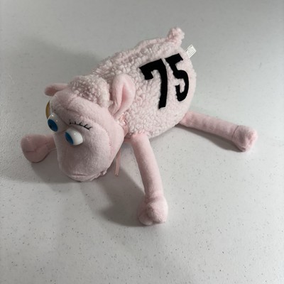 Serta Rosa Lamm Schaf Plüsch #75 Rosa Brustkrebs Curto Stofftier Spielzeug Neu