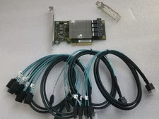 OEM 9305-16i LSI SAS3216 12G HBA IT mode ZFS TrueNAS Unraid +4*SFF8643 SATA -US