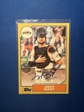 2022 Topps Series 1 - 1987 Topps Baseball Autographs Joey Bart #87BA-JBA (AU)