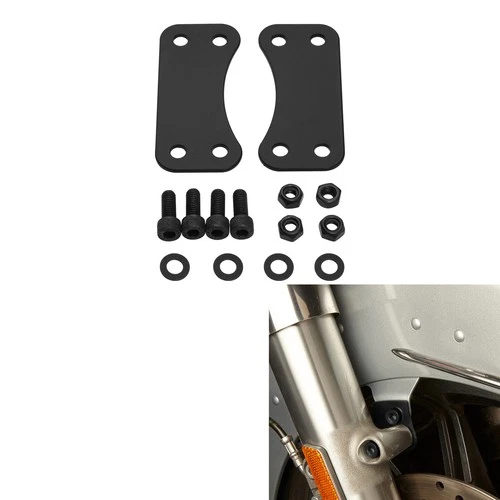 21" Front Wheel Fender Risers Lift Brackets Adapter Fit For Harley Touring 14-23