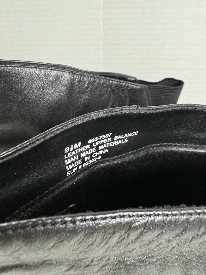 Botas informales de cuero negras Worthington Bootie para mujer 9,5 M Foto 3 de 4