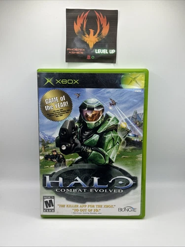 Halo: Combat Evolved (Microsoft Xbox, 2001) No Manual Fast Free Shipping