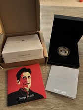 2025 George Orwell Big Brother is Watching You £2 Silver Proof box and COA 