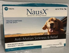 Anti-motion Sickness & Relief for Dogs, Up To 15lbs Expires 10/2026