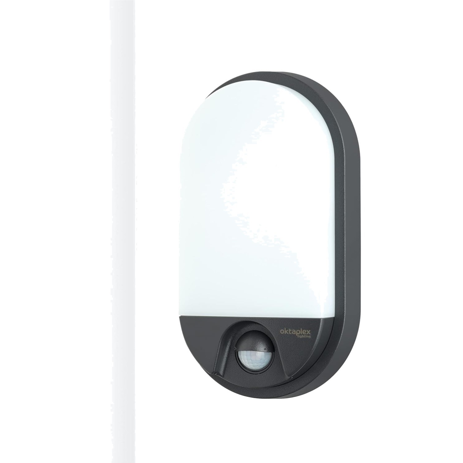 Lampe murale extérieure en aluminium haut de gamme gris anthracite 800 lm