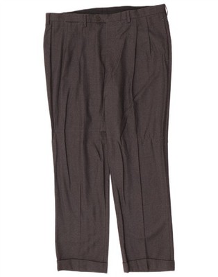 Kiton Herren Pegged Anzug Hose IT 52 XL W38 L30 Grau UG12