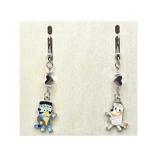 Bluey Cartoon Halloween Earrings Dangle Drop Frankenstein Handmade
