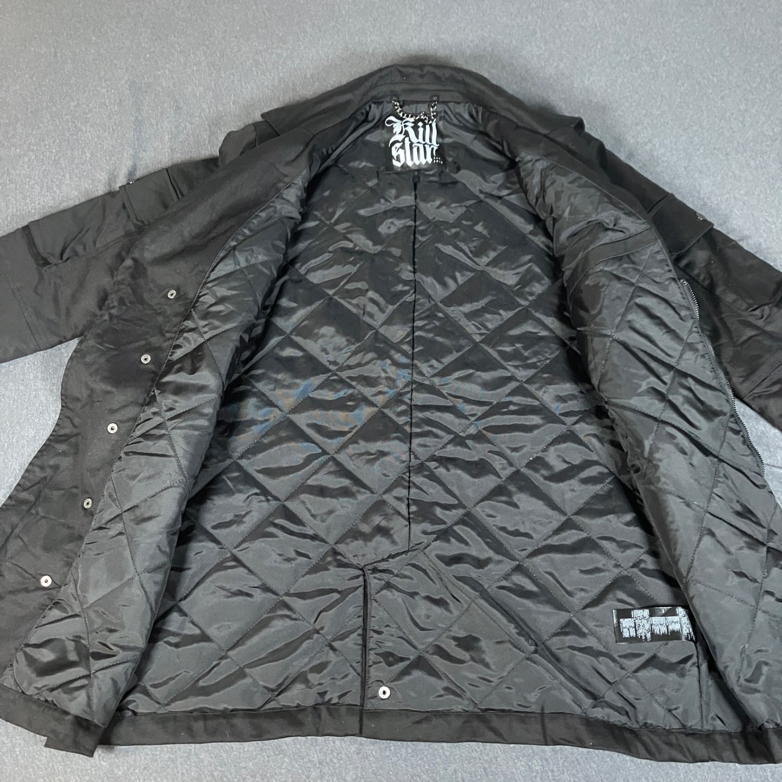 Killstar Heavyweight Large Full Zip Jacket Black … - image 7