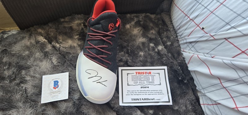 James Harden Autograph Shoe