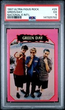 1997 ULTRA FIGUS ROCK NACIONAL E INTERNACIONAL #29 GREEN DAY PSA 5