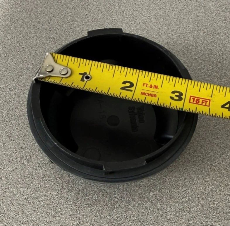 03-07 CADILLAC CTS FARO PLÁSTICO POLVO BOMBILLA TAPA 61A-1808-0137 USADO OEM Foto 4 de 4