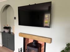 Electric powered wall TV bracket Maclen MC-891 Lowers TV for comfortable viewing