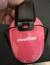 Champion Pink Ear Muffs Noise Canceling Protection NEW NO BOX