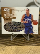 2002 Sage TAYSHAUN PRINCE Rookie Bronze Auto /370 Kentucky Wildcats
