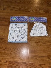 Baby Looney Tunes Burp Cloth Cap Set Baby Sylvester Vintage 2003 NOS