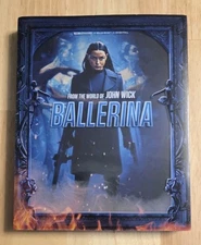 BALLERINA: From The World of John Wick STEELBOOK 4K, Blu-Ray UNPLAYED No Digital