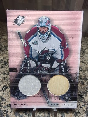 1999-00 UD Spx Winning Materials Patrick Roy #PR